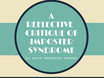 A Reflective Critique of Imposter Syndrome