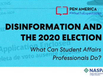Disinformation in the 2020 Election