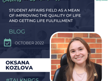 Student Affairs Field as a Mean of Improving the Quality of Life and Getting Life Fulfillment