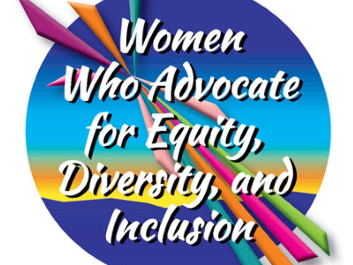 Logo for 2024 Women's History Month: Women Who Advocate for Equity, Diversity and Inclusion